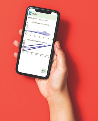 Blood Pressure App on Phone