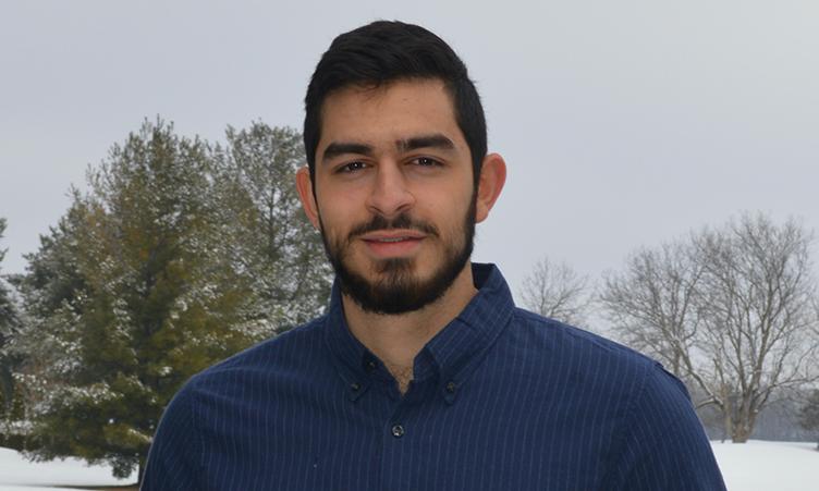 Headshot of MSU Homecoming Court Member, Eliot Haddad