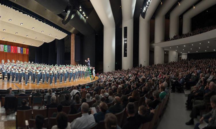 A packed house at Wharton Center's Cobb Great Hall