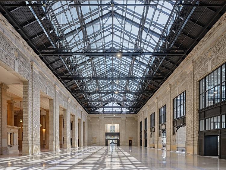 Concourse after restoration