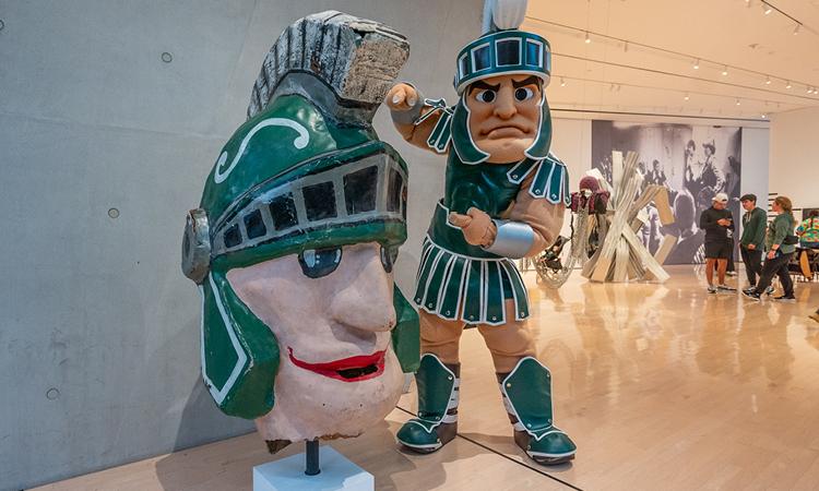 Sparty then and now